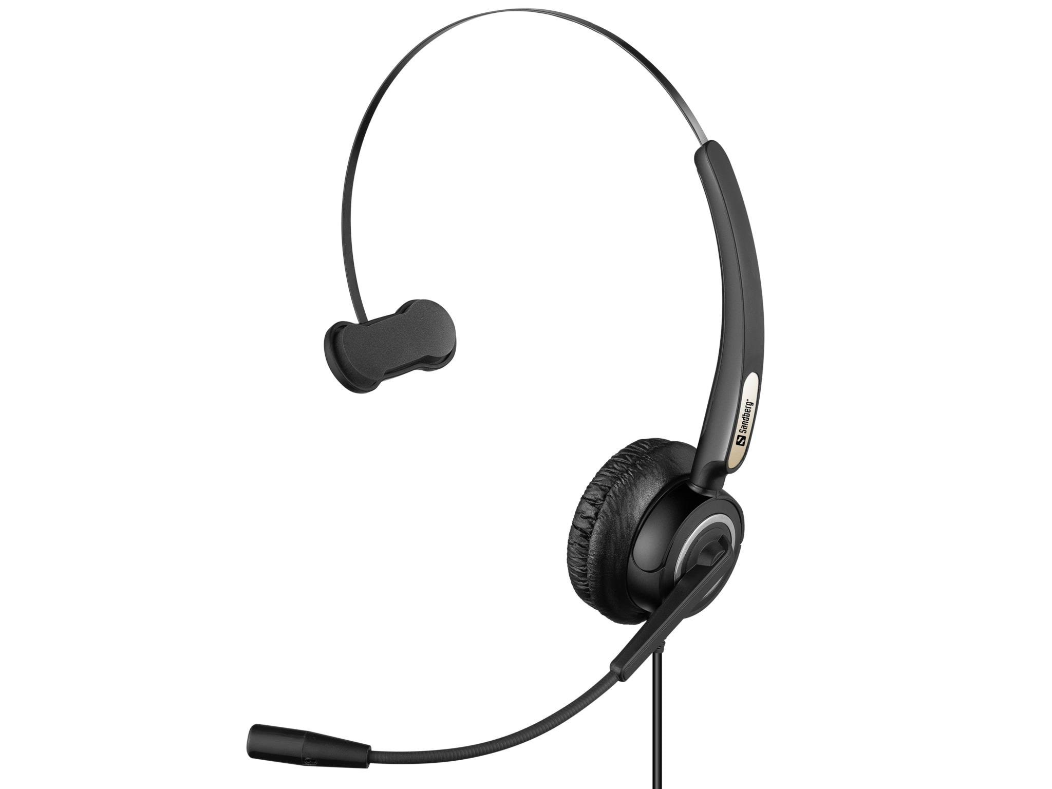 Sandberg Office Headset Pro Mono (USB) Hovedtelefoner Og Headset Sort 126-14