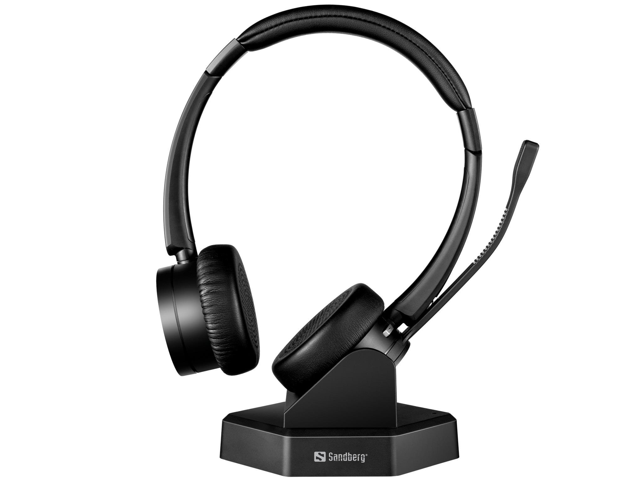 Sandberg Bluetooth Office Headset Pro+ Hovedtelefoner Og Headset Sort 126-18