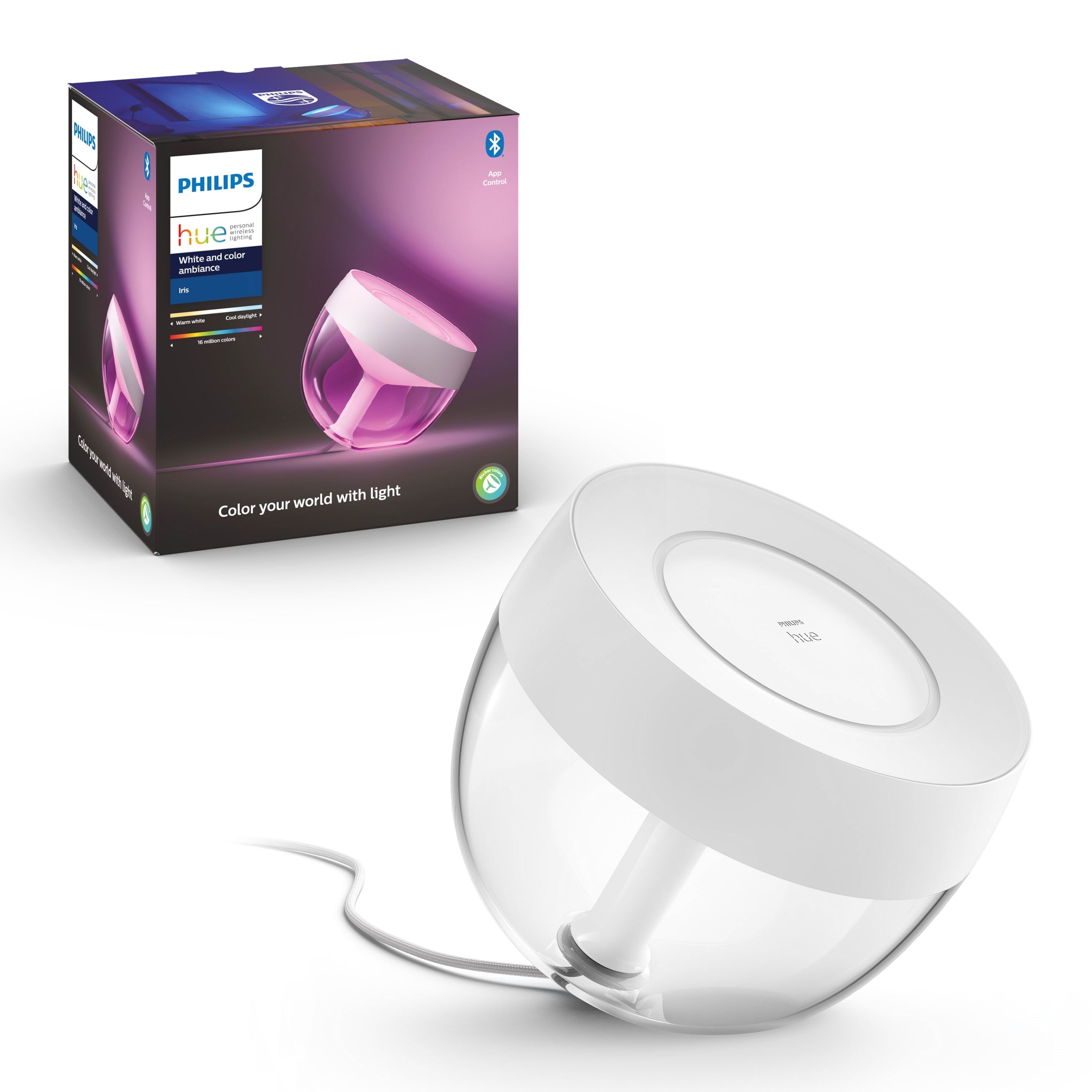 Philips Hue Iris Bordlampe - BT - Hvid Smart Home 929002376101