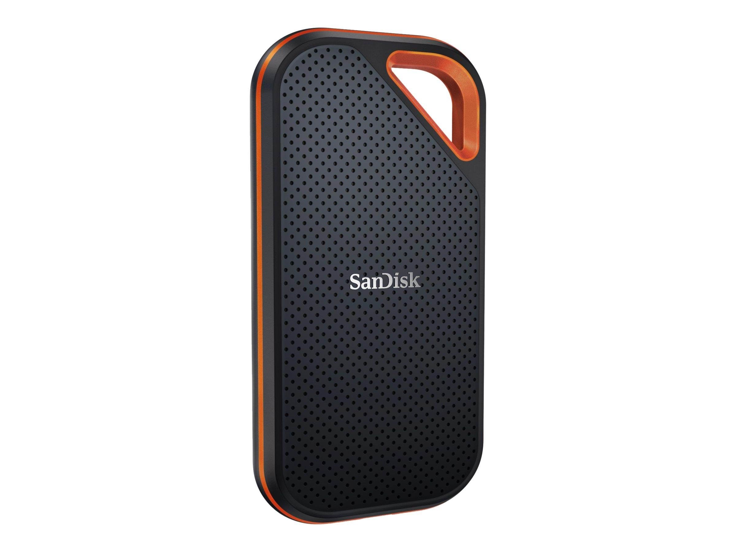 SANDISK Extreme PRO Portable V2 SSD - 1TB - Sort - Ekstern SSD - USB 3.2 Gen 2x2