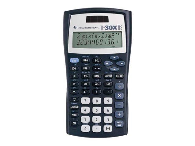 Texas Instruments TI 30X II SOLAR - 2-line LCD - Solar & battery Lommeregner