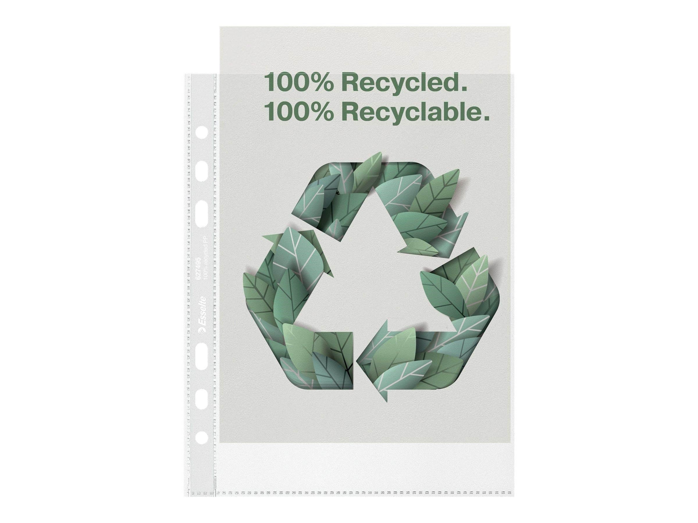 Esselte Recycle lomme A5 Plastiklomme 627495