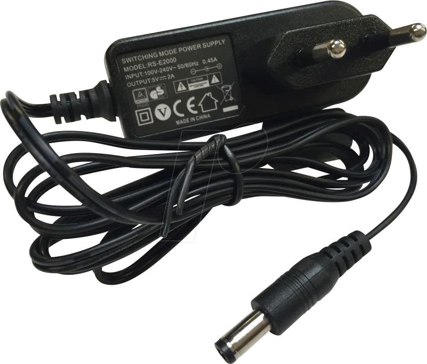 Yealink power adapter 5V/2A for all phones except VP59 Oplader Til Bærbar 600-000-003