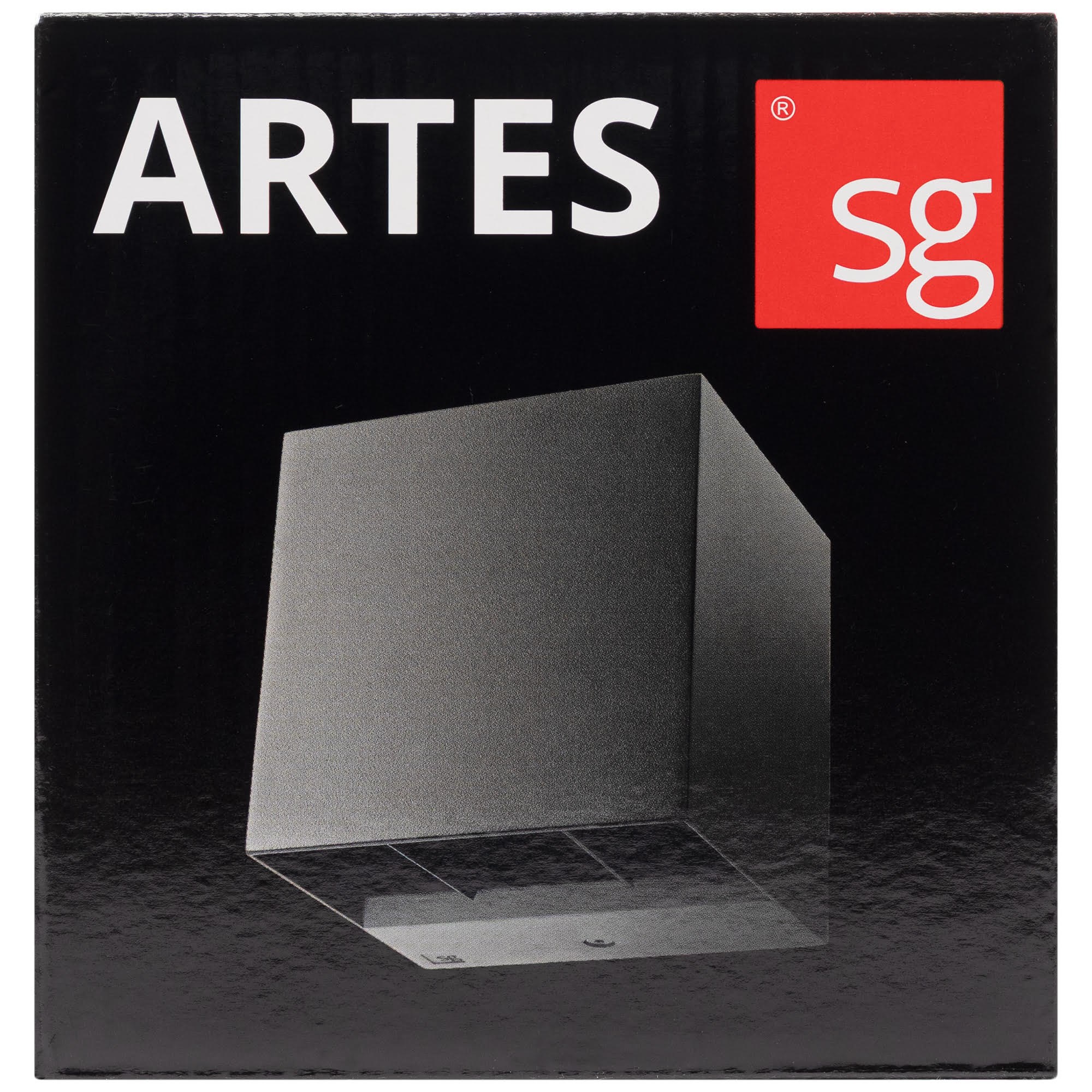 SG Armaturen Artes udendørs væglampe 8W LED 2700K, sort Lampe 641706