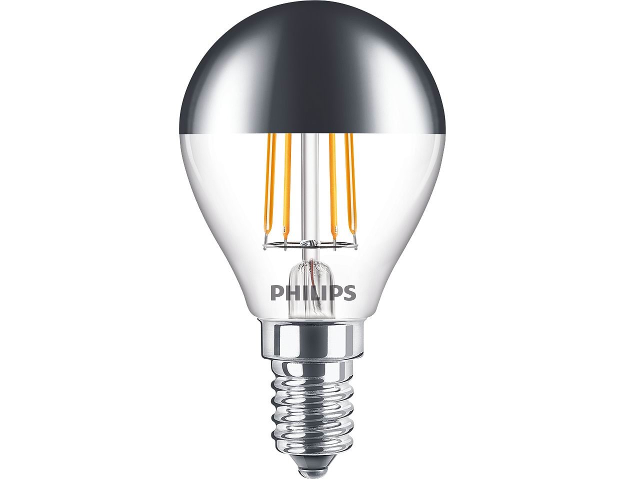 Philips LED pære Classic Krone 4W/827 (35W) topforspejlet E14 Lyskilde 929001395155