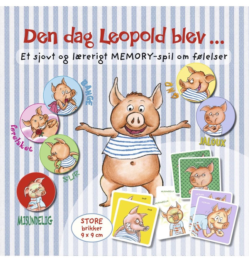 Forlaget Bolden Den dag Leopold blev ... Et sjovt og lærerigt memo Brætspil 9788772052892