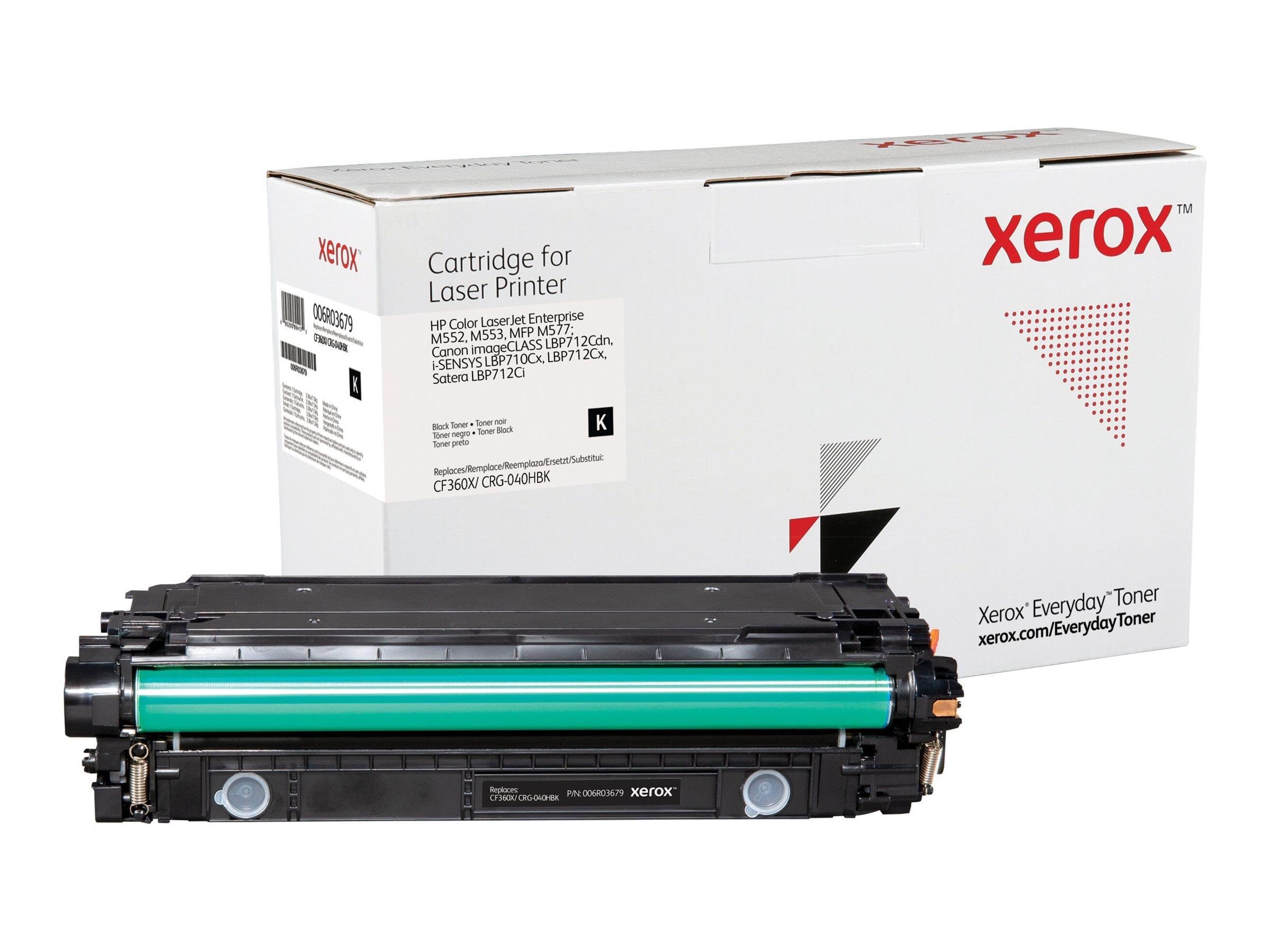 Xerox 006R03679 / Alternative to HP 508X / CF360X Canon CRG-040HBK Black Toner - High Yield Printerpatron Og Toner Sort