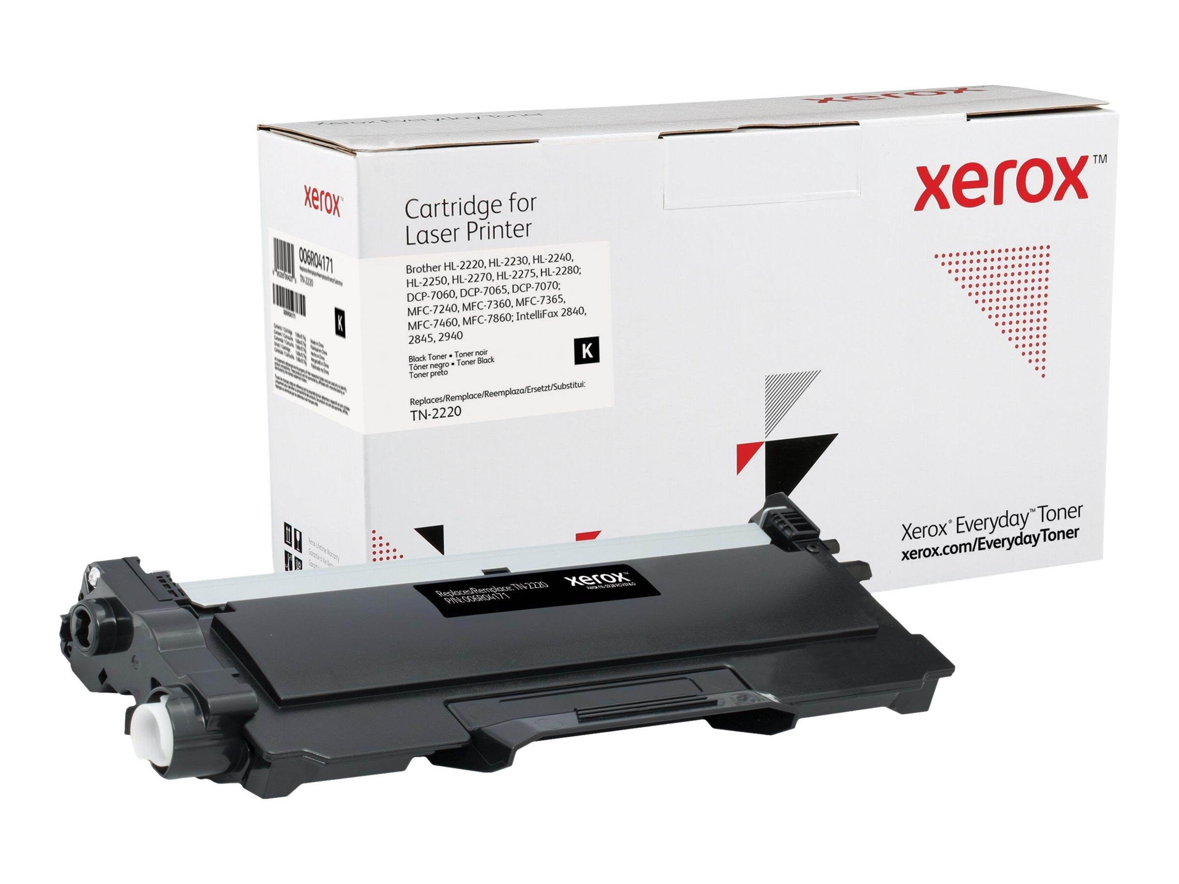Xerox 006R04171 / Alternative to Brother TN-2220 Black Toner Printerpatron Og Toner Sort