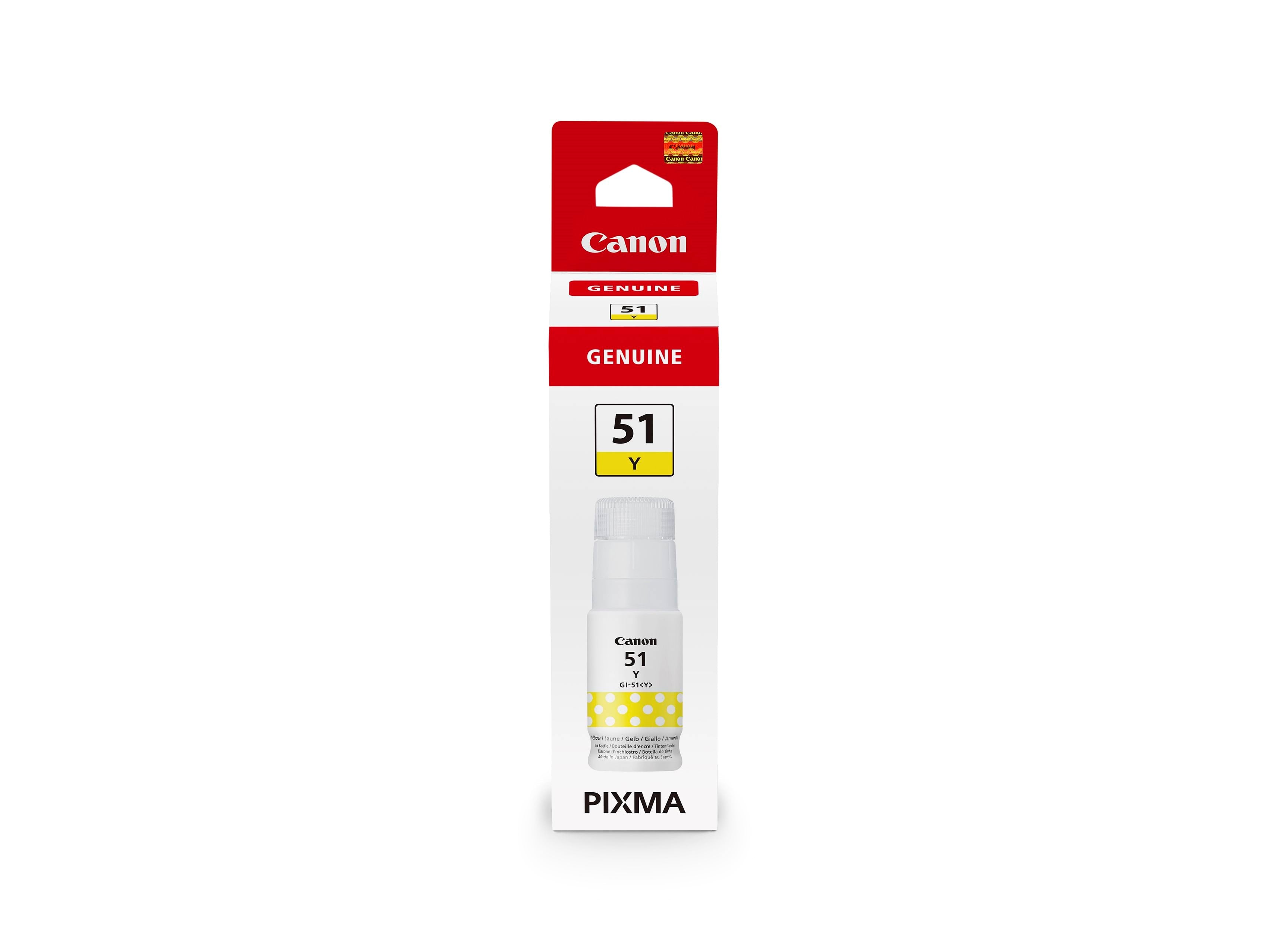 Canon GI-51 / 4548C001 Yellow Refil Printerpatron Og Toner Gul