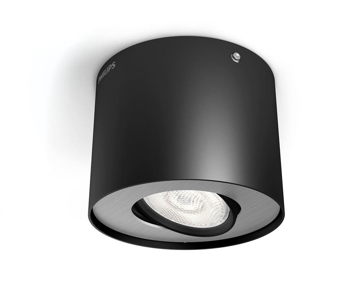 Philips Phase Single Spot, 4,5W LED, sort Lampe 915004934901