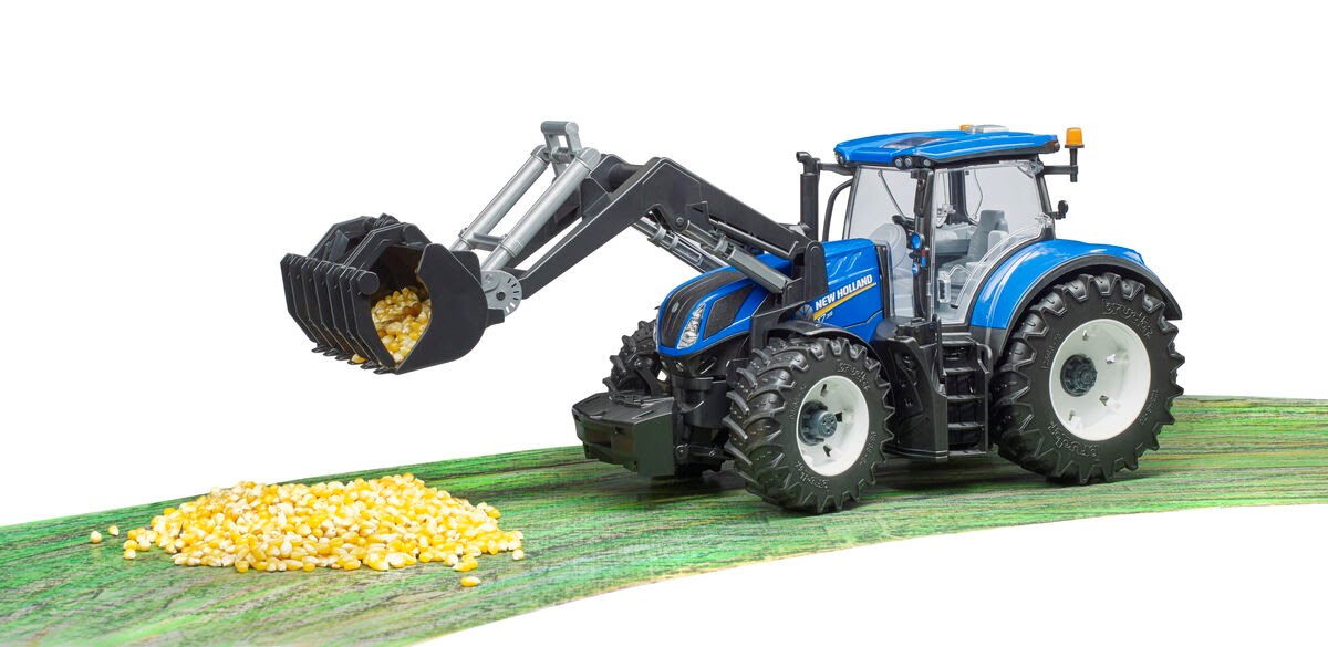 Bruder New Holland T7.315 traktor med frontlæsser legetøj Legetøjsbil 03121