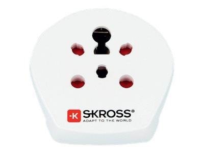 SKross Country Travel Adapter India-Israel-Denmark to Europe Kabel 1.500217-E