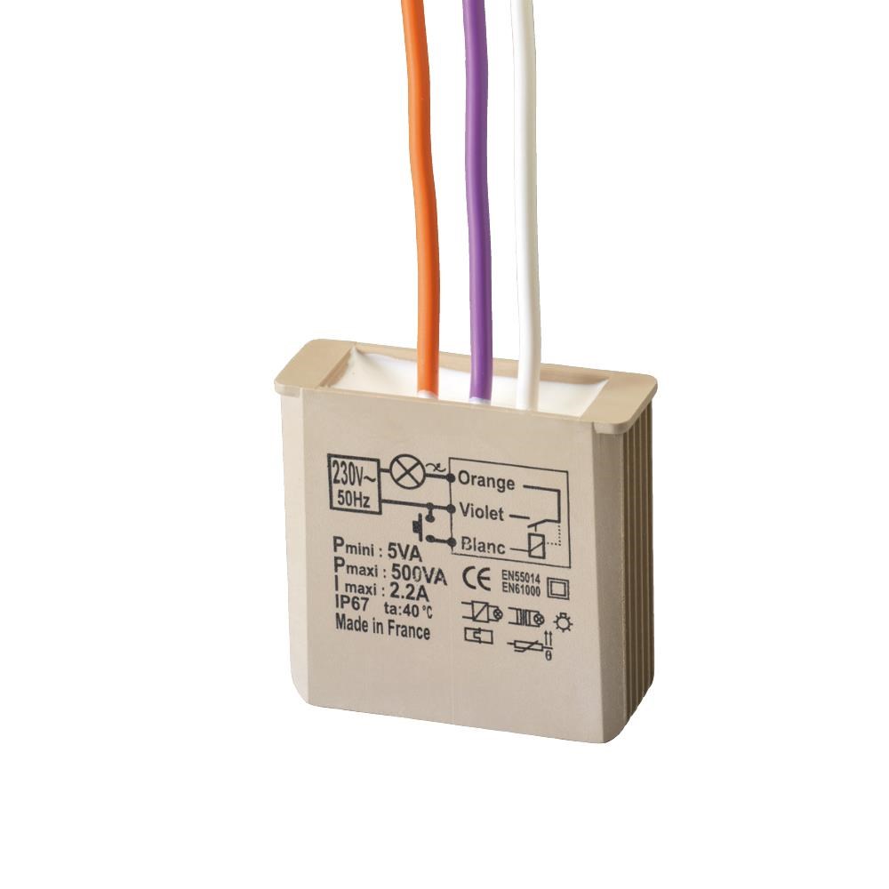 Urmet Mtv500e elektronisk lysdæmper/timer med soft start/stop til indbygning.
