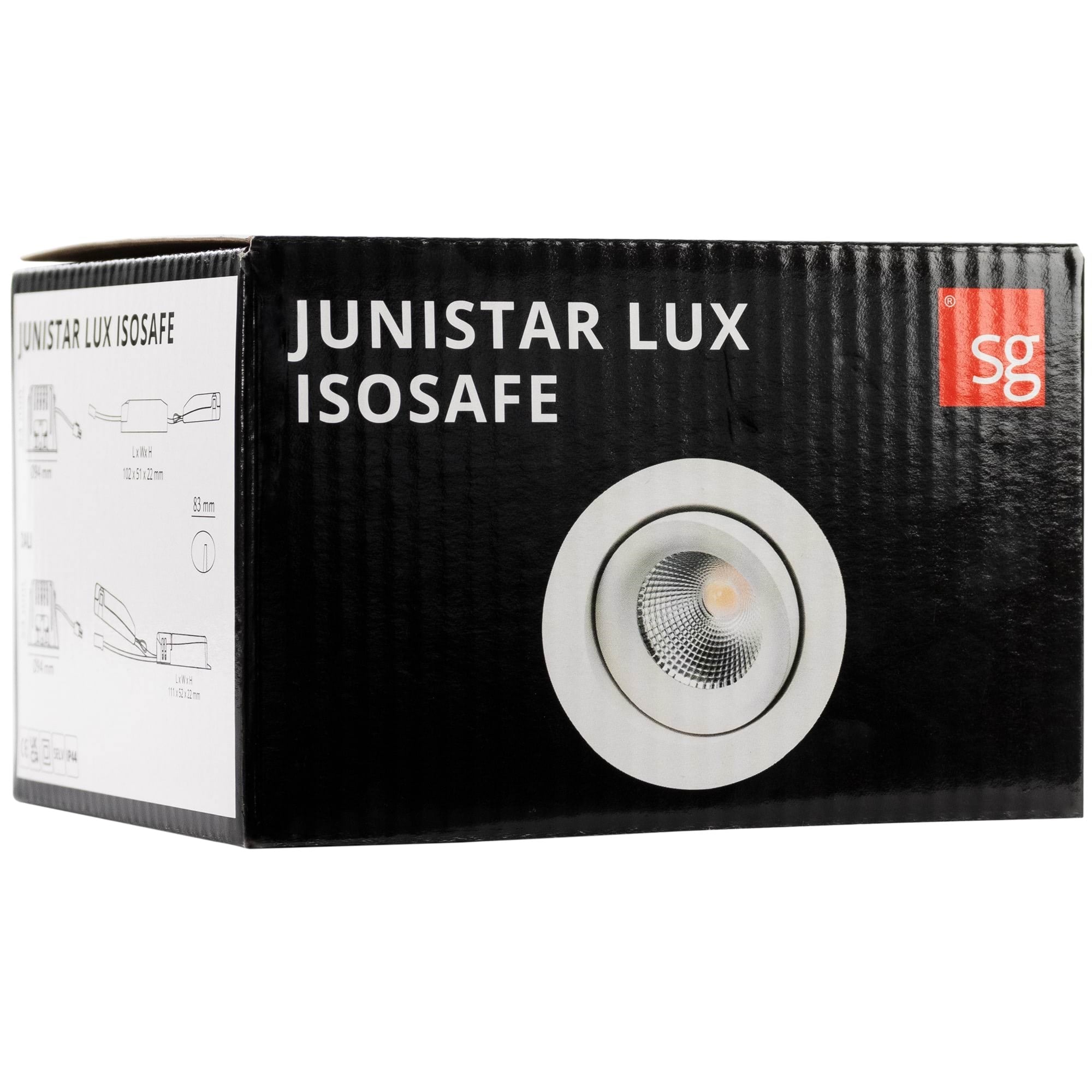 SG Armaturen Junistar lux isosafe in/outdoor hvid 3000k Lampe 902519