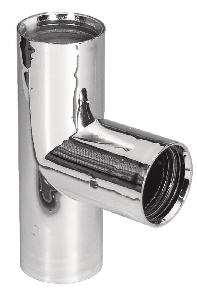 Purus grenrør 90° 32 mm forkromet pp/tpe Armatur Tilbehør 752001-033