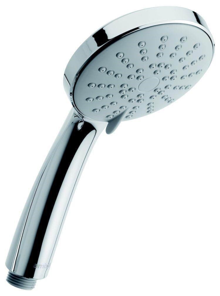 Damixa Fair Jet Plus håndbruser, Ø100mm, 5 stråletyper, krom Bruser 766730000