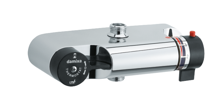 Damixa TMC kar-/brusearmatur, krom/sort Blandingsbatteri 276500000