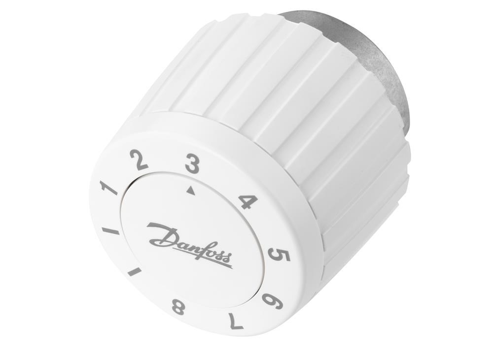 Danfoss FJVR følerelement 10-80°, hvid Radiator 003L1070