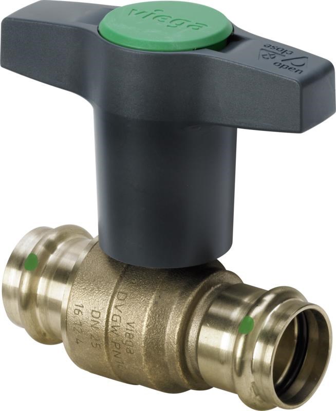 Viega Easytop kuglehane 22 mm rødgods Fittings 746391