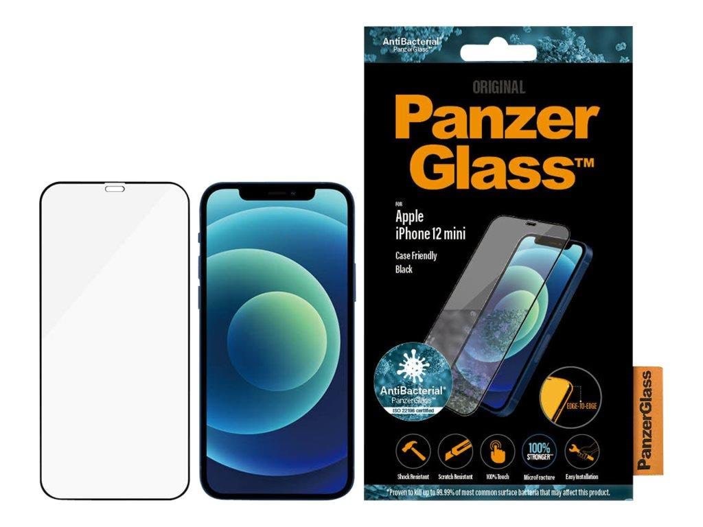 PanzerGlass Screen Protector Apple iPhone 12 Mini | Edge-to-Edge Beskyttelsesglas PANZER2710