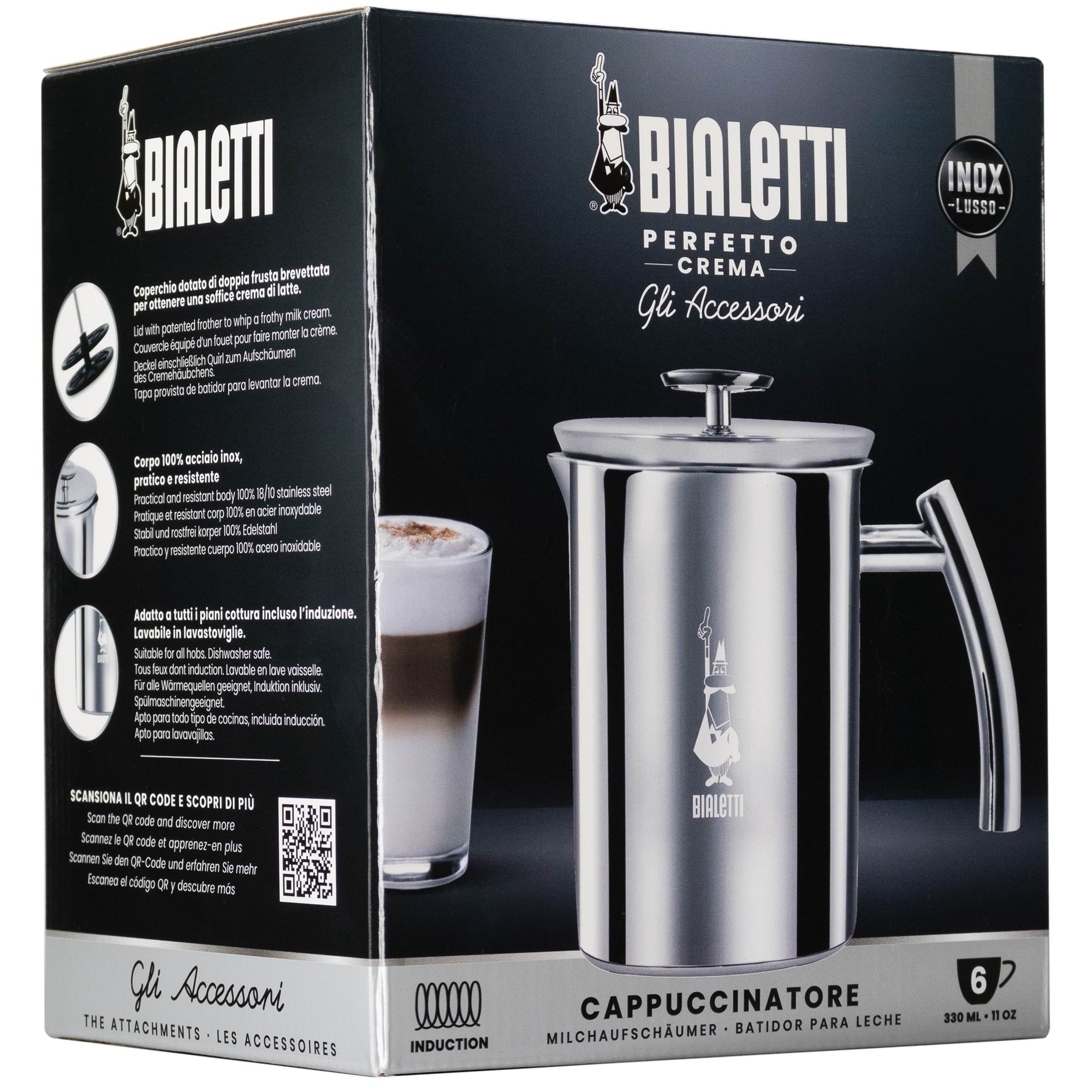 Bialetti Tuttocrema Induction Kaffemaskine Sølv 3990