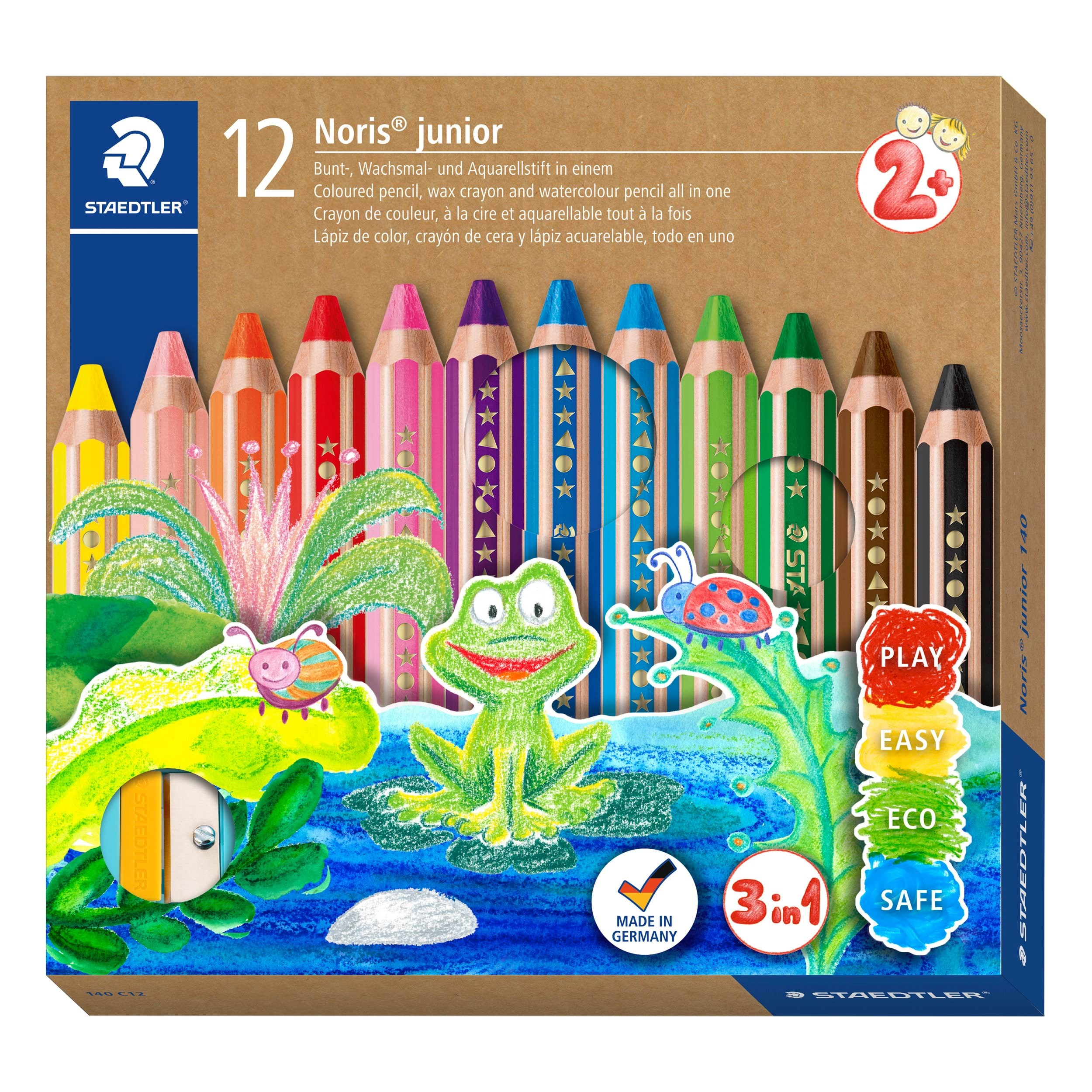 Staedtler Noris Junior 12 stk. ass. 100% PEFC Tegneværktøj 140 C12