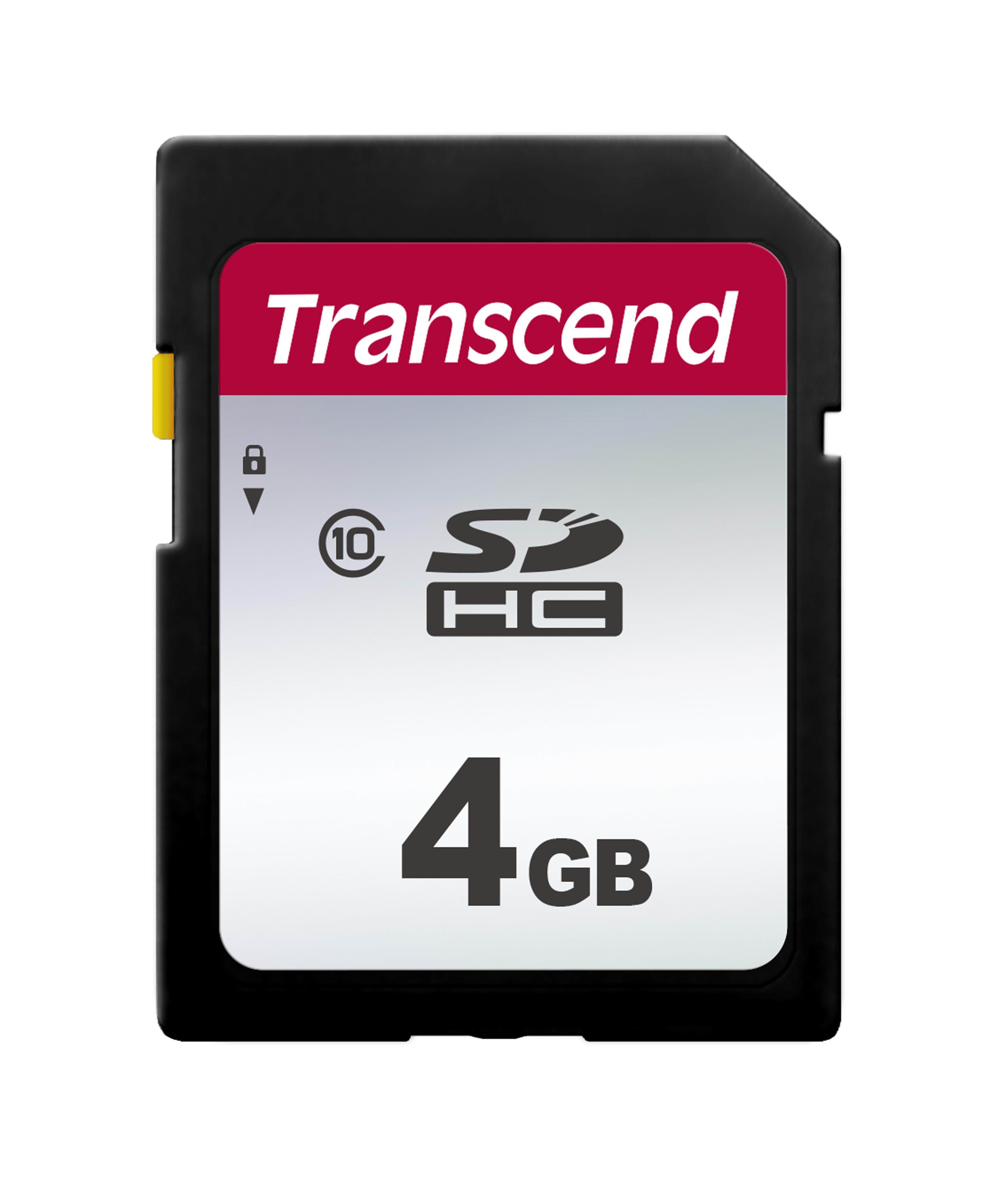 Transcend 300S SD - 20MB/s - 4GB Hukommelseskort TS4GSDC300S