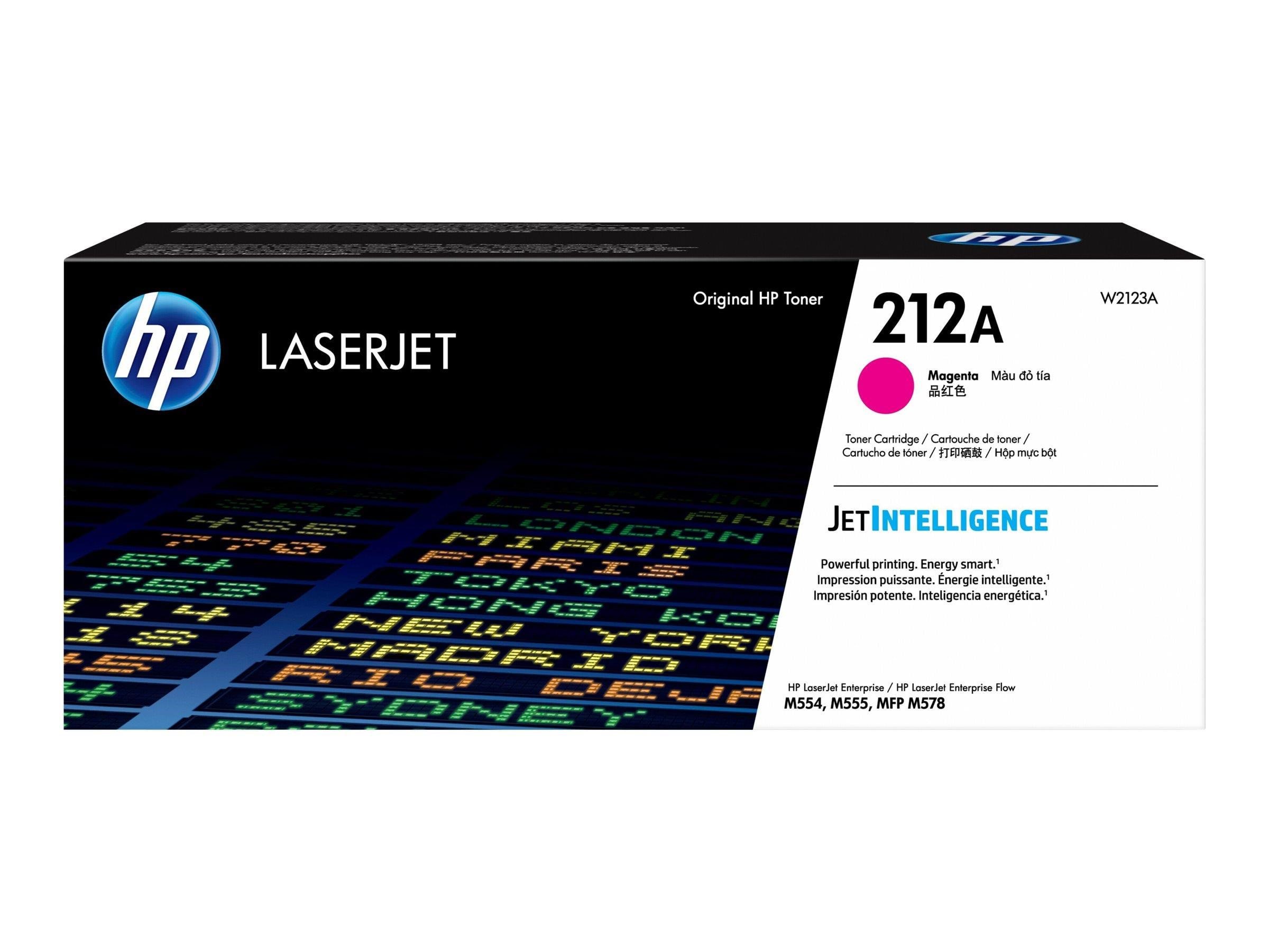 HP 212A / W2123A Magenta Toner Printerpatron Og Toner