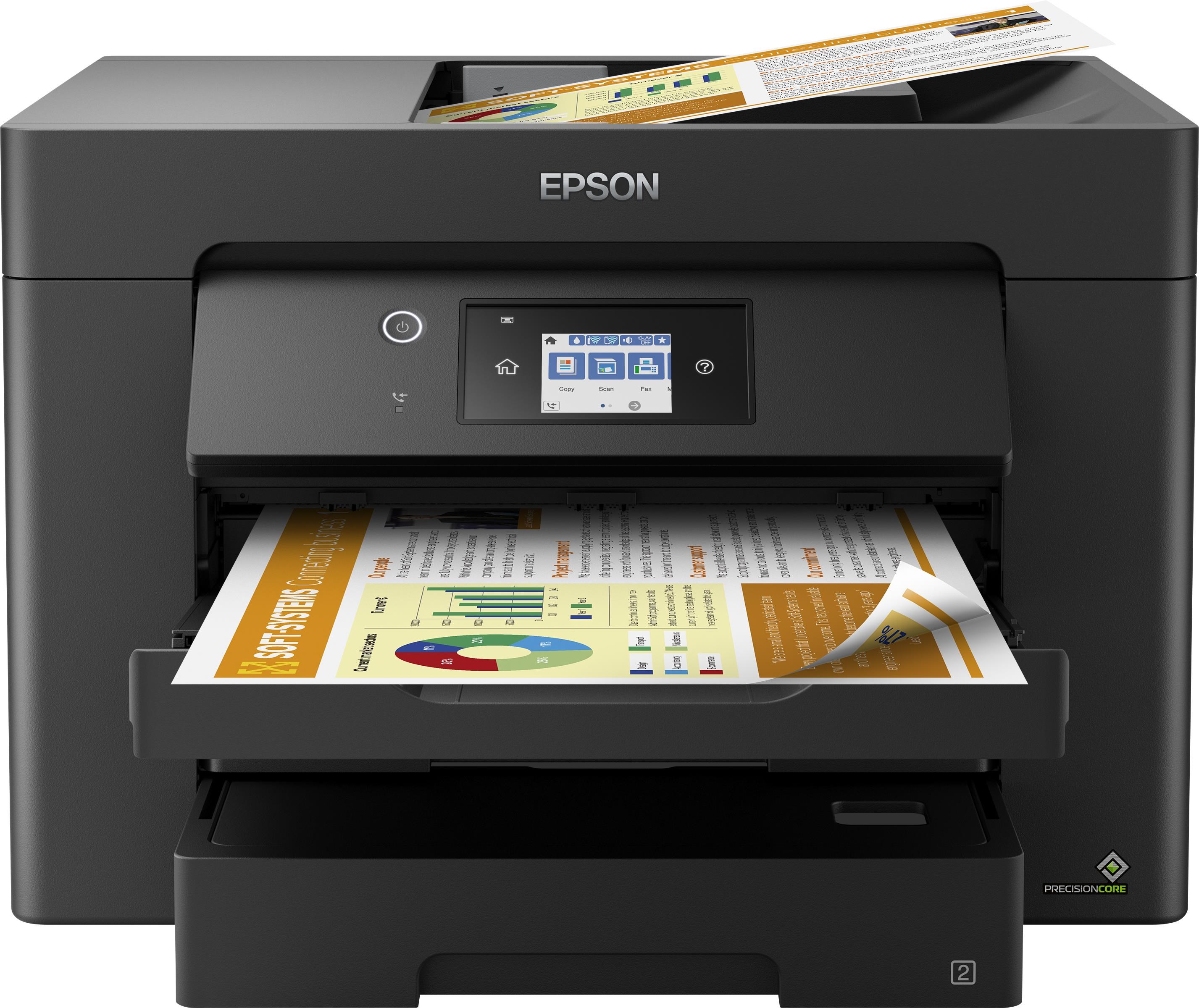 Epson WorkForce WF-7830DTWF A3 All in One Multifunktion - Farve - Blæk