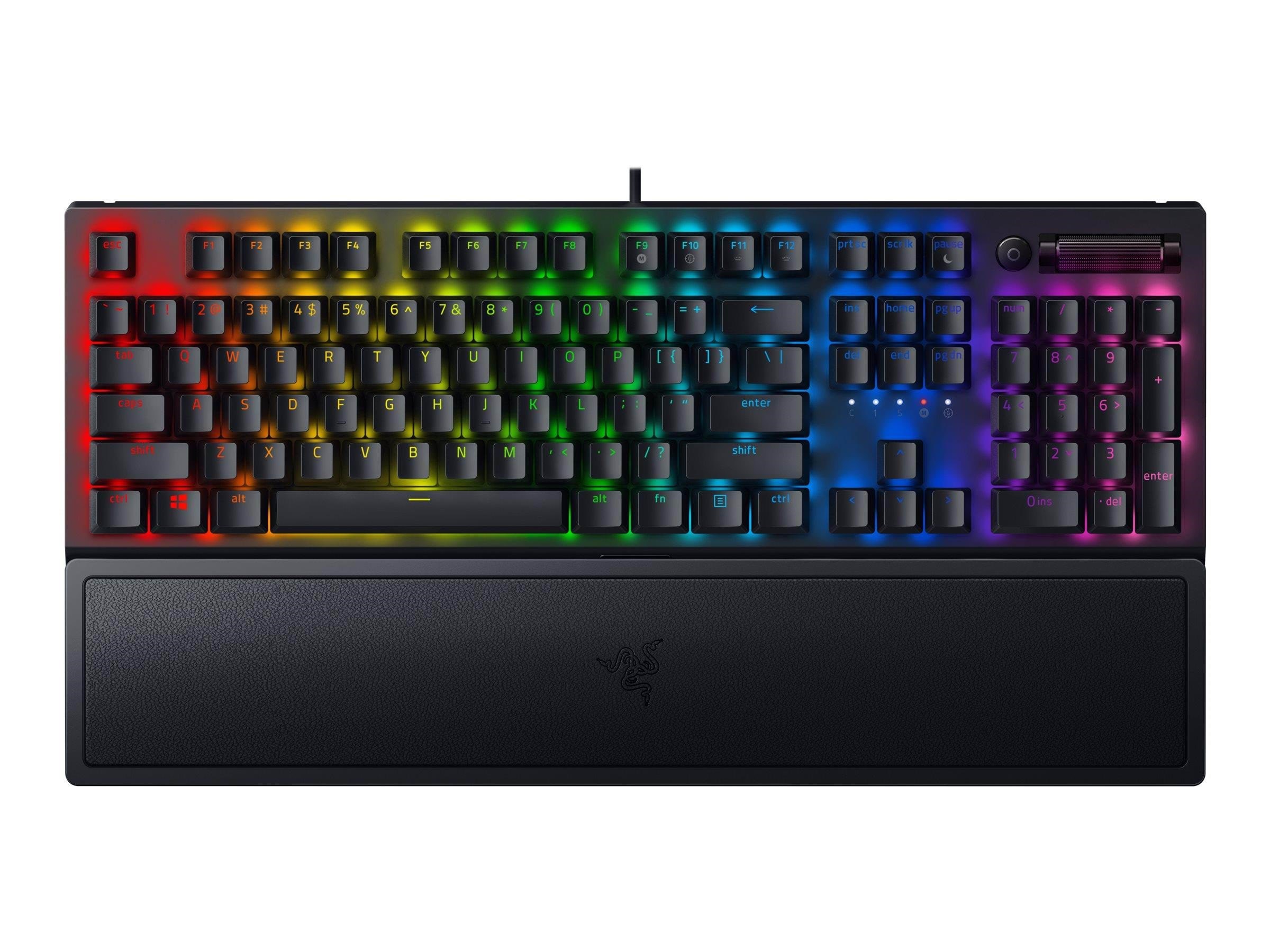 Razer BlackWidow V3 - Yellow - ND - Tastatur - Nordisk - Sort Tastatur RZ03-03542000-R3N1