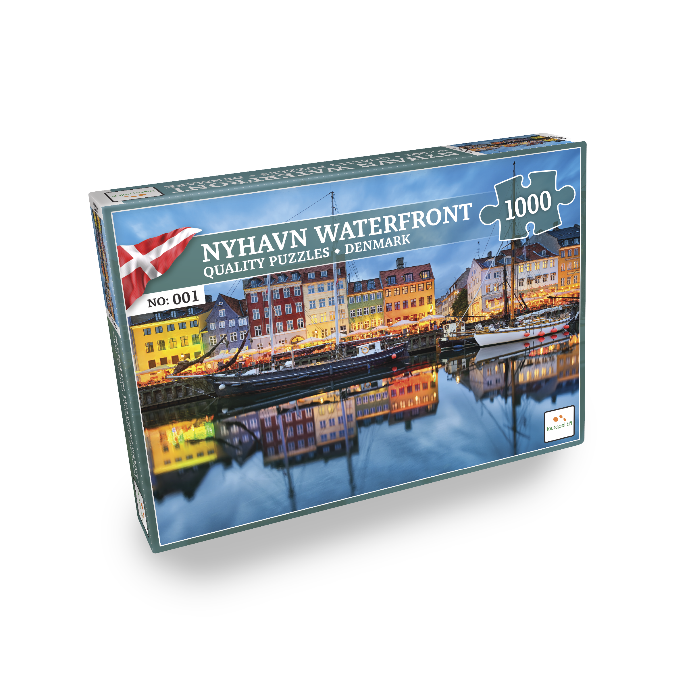 Lautapelit Nordic Quality Puzzles - DA:001 - Nyhavn Waterfron