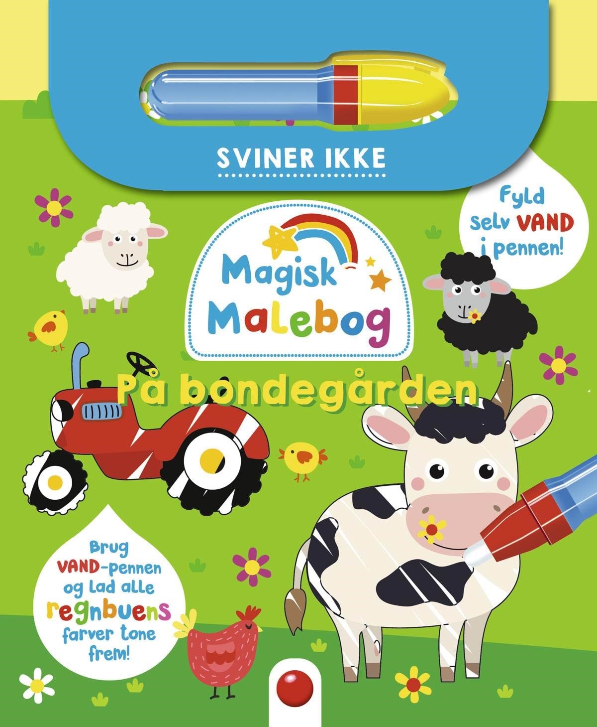 Magisk malebog: På bondegården - Hobby Hobby 9788772054469