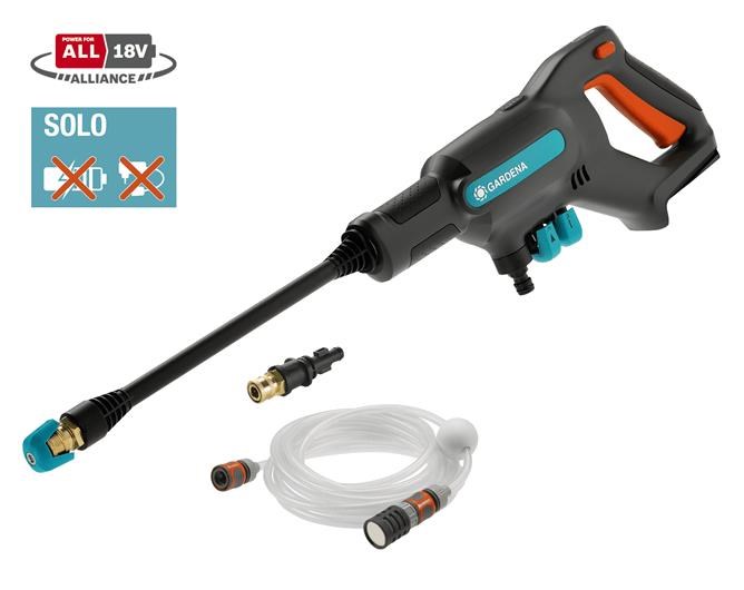 Gardena Højtryksrenser Battery Medium-Pressure Washer AquaClean 24/18V P4A solo Højtryksrenser 14800-55.000.00