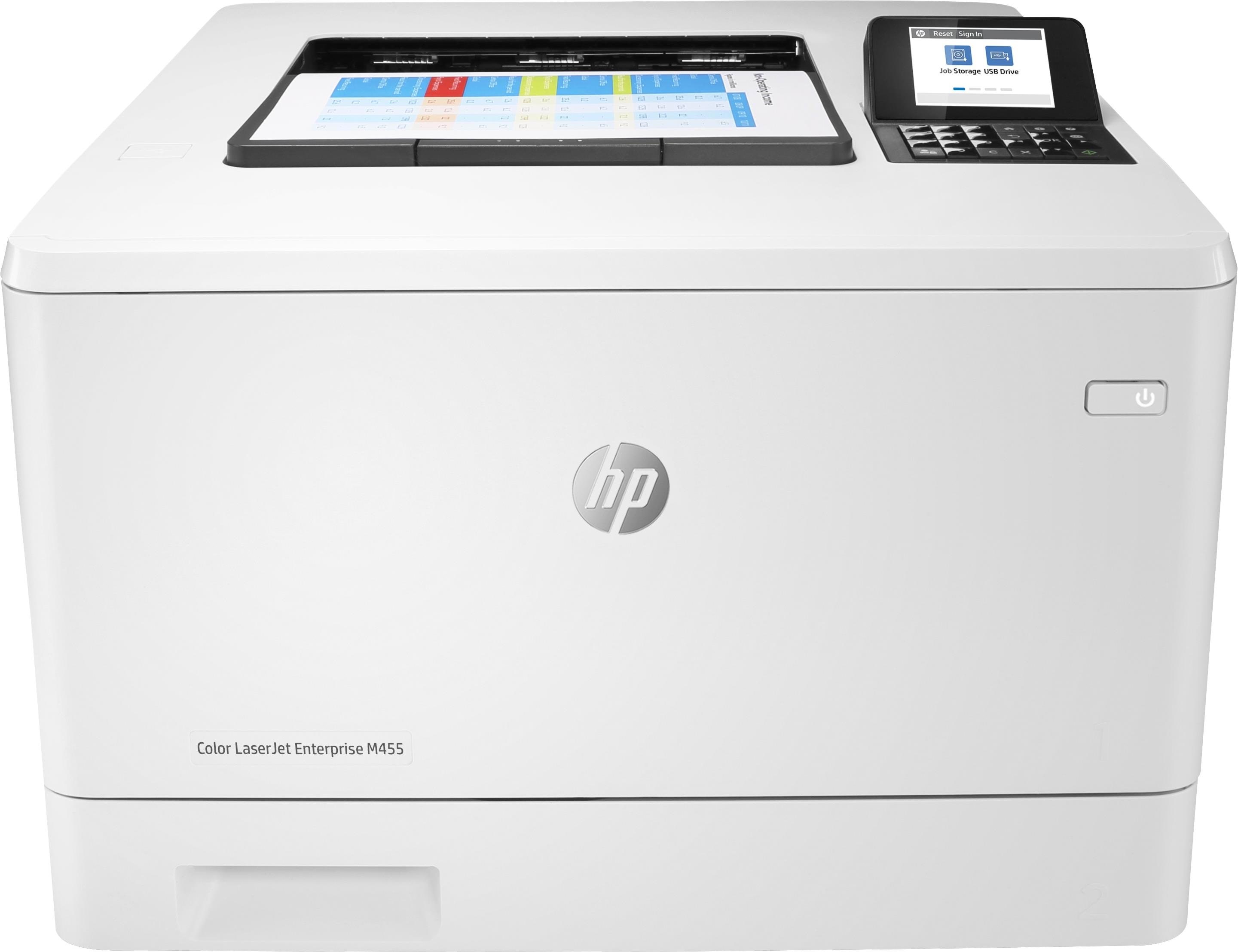 HP Color LaserJet Enterprise M455dn - Color Laser - A4 Duplex - 29 ppm - Farve - Laser