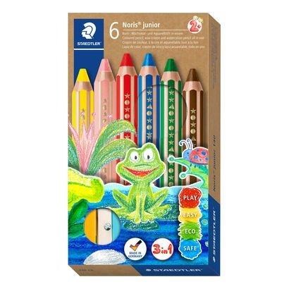 Stædtler Noris junior 140 6 coloured pencils assorted colours Hobby Artikler Farveblyanter 140 C6 03