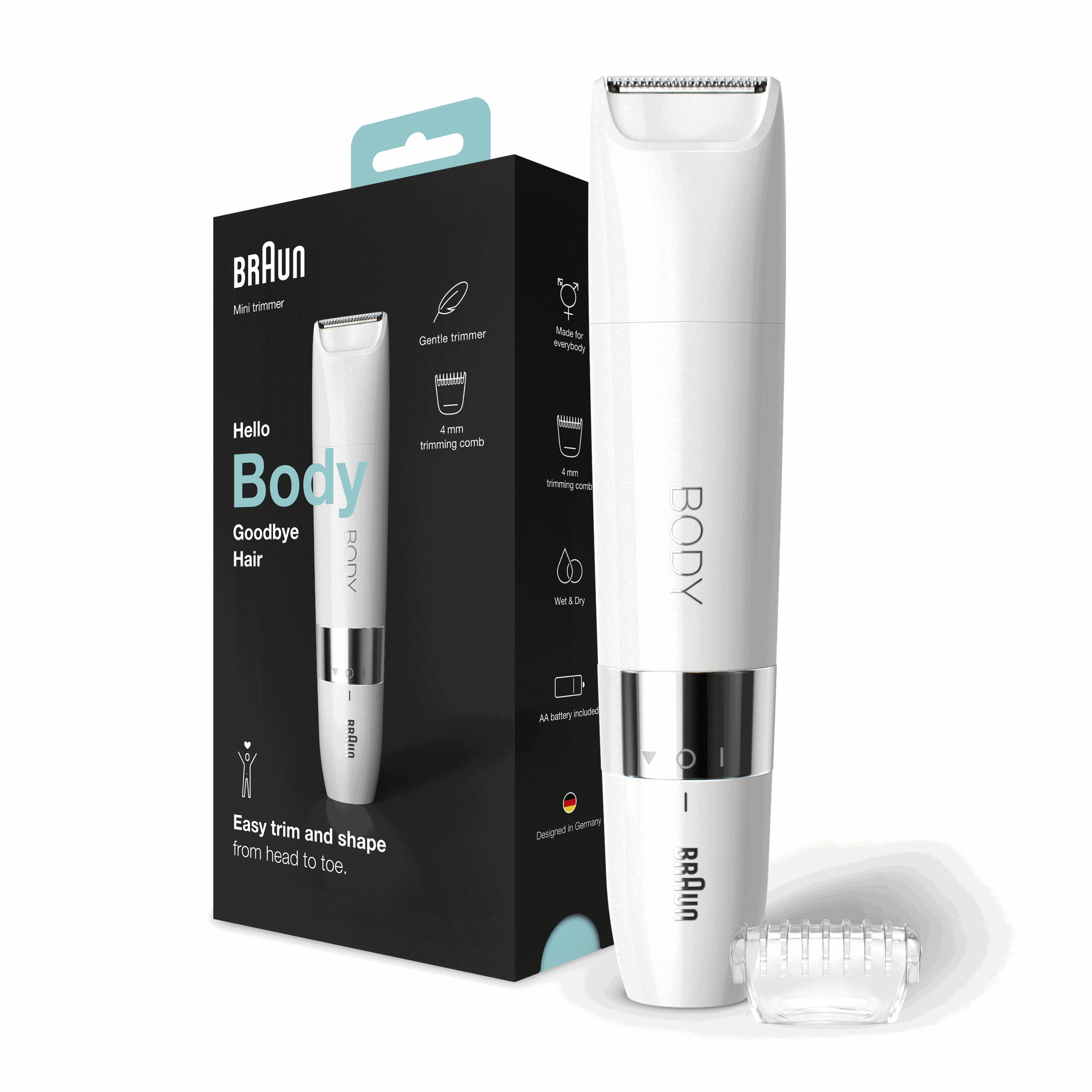 Braun Bodytrimmer Body Mini BS1000 Hårtrimmer 313922