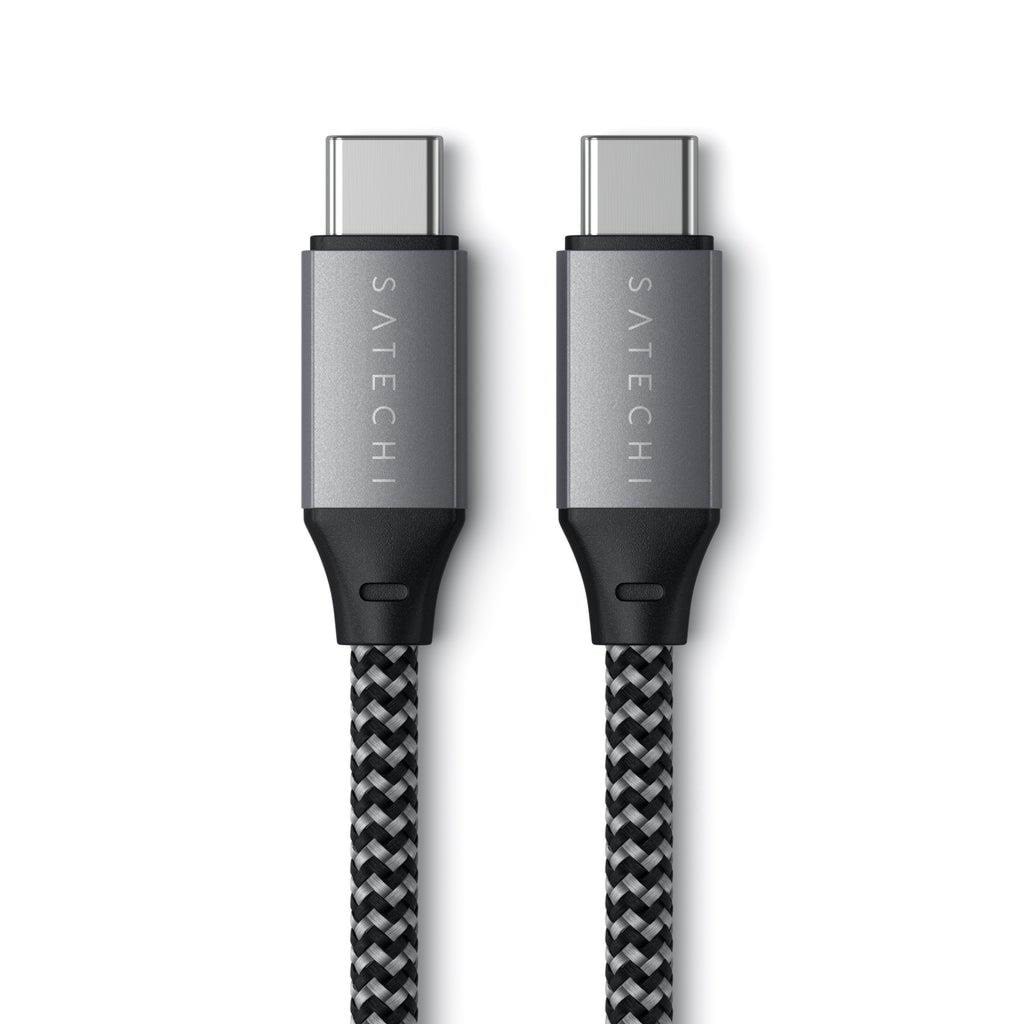 Satechi USB-C to USB-C 100W Charging Cable - 2m Usb Kabel Sort ST-TCC2MM