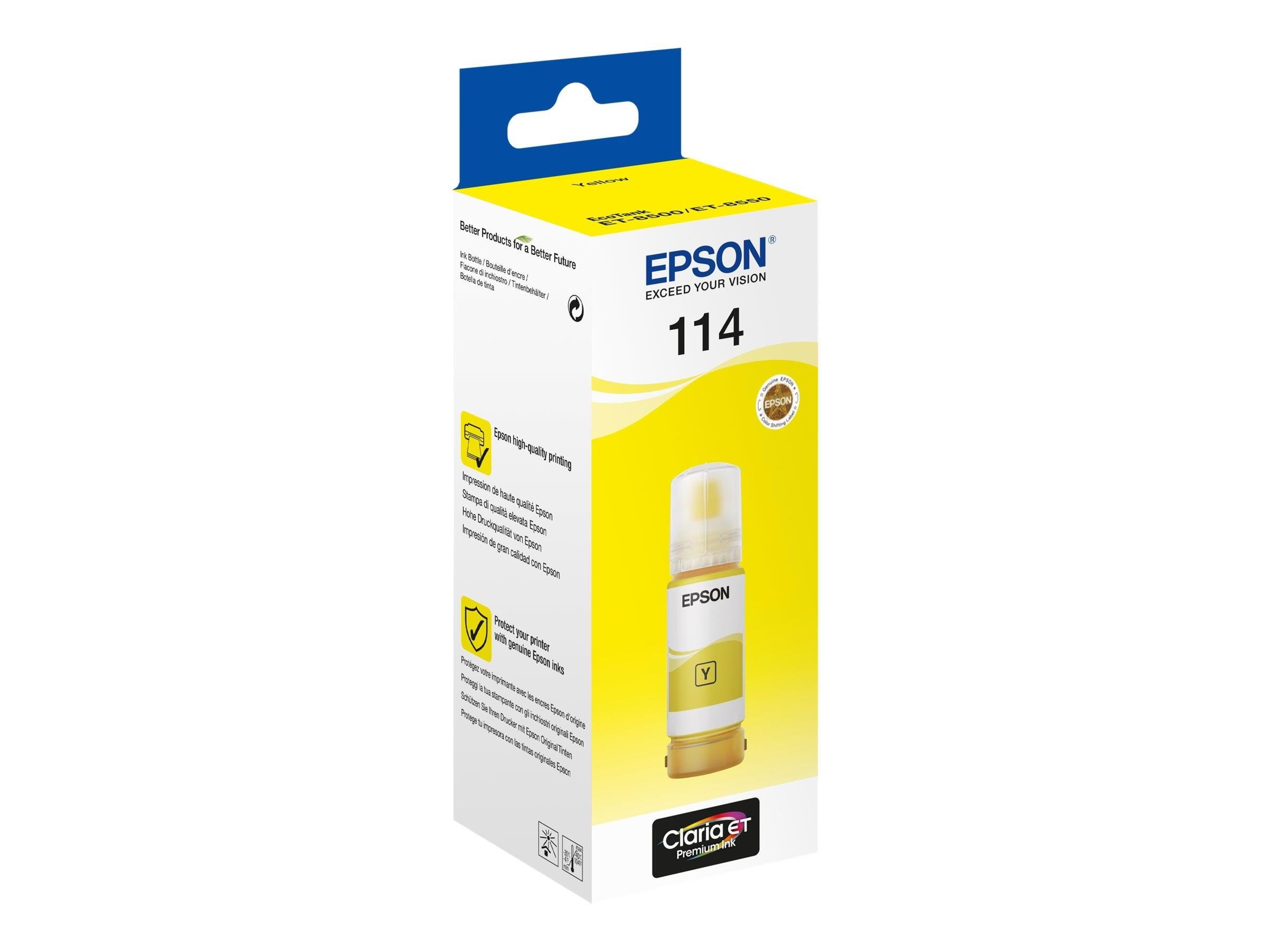 Epson 114 - Yellow original - Ink Refill Printerpatron Og Toner Gul C13T07B440