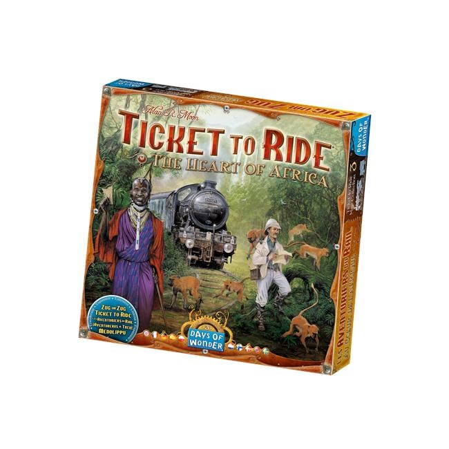 Days of Wonder Ticket To Ride - The Heart of Africa (Nordic/DE/UK)