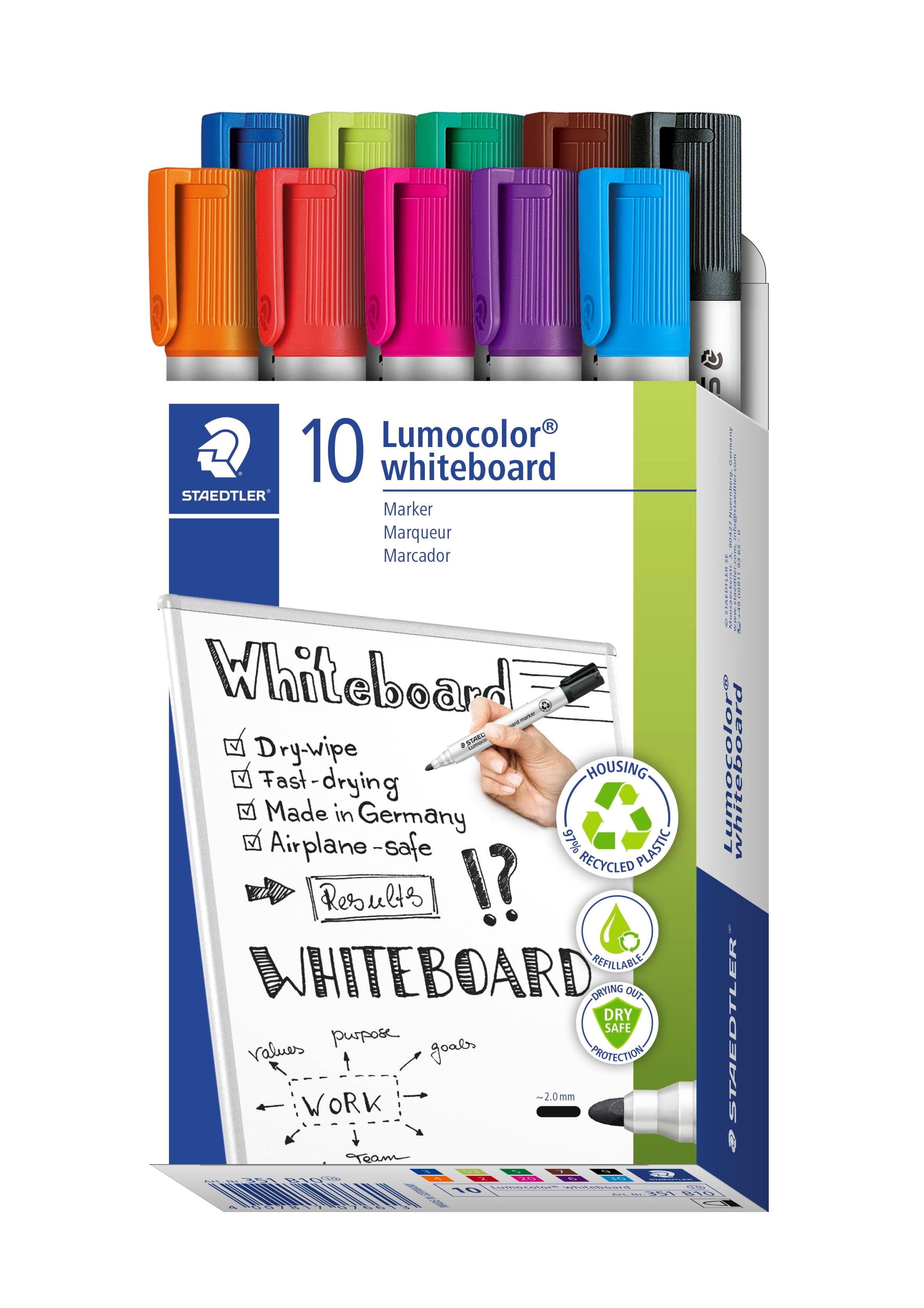 Stædtler Lumocolor Whiteboard Marker Ass Konference Præsentation 351 B10