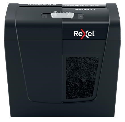 Rexel Makulator Secure X6 krydsmakulering 4x40mm P4, 6 ark Makulator 2020122EU