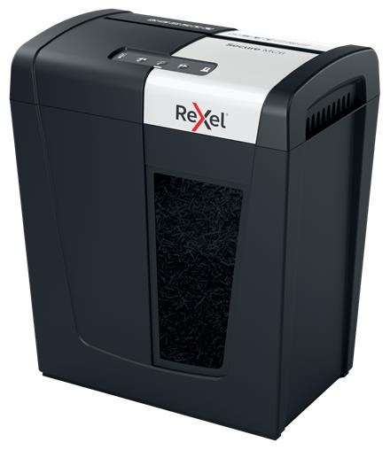 Rexel Makulator Secure MC6 Whisper-Shred mikromakulering 2x15mm P5, 6 ark Makulator 2020130EU