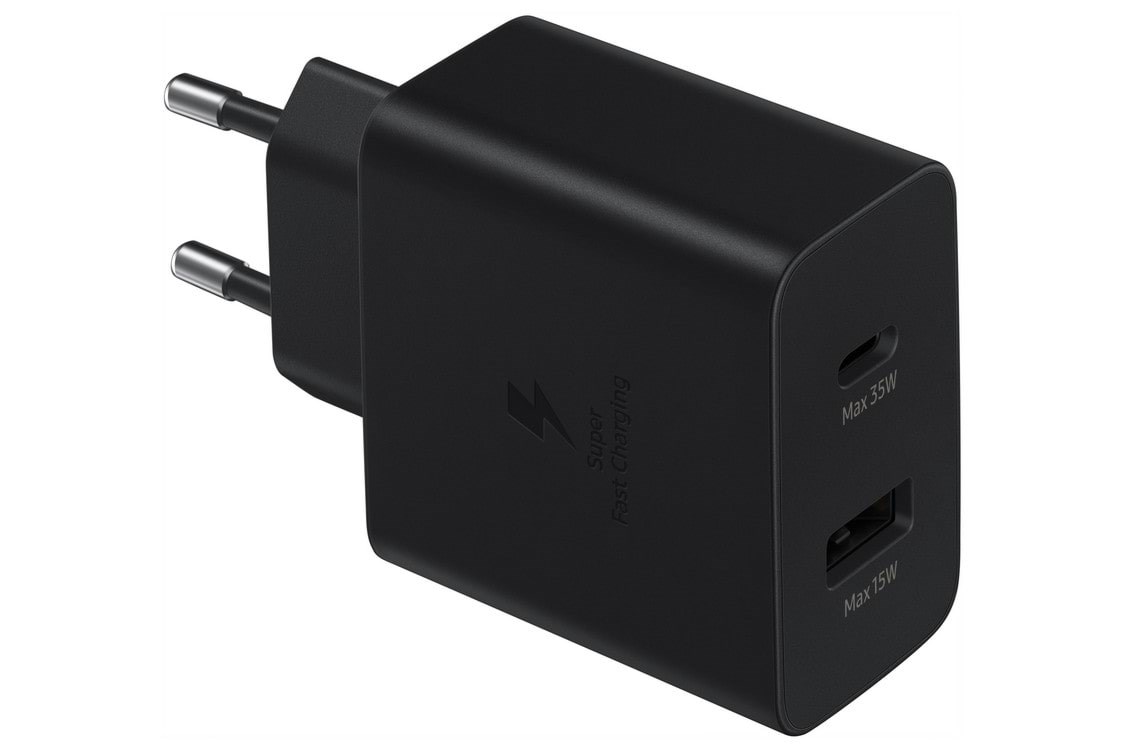 Samsung 35W Power Adapter Duo - Black Mobil Oplader EP-TA220NBEGEU