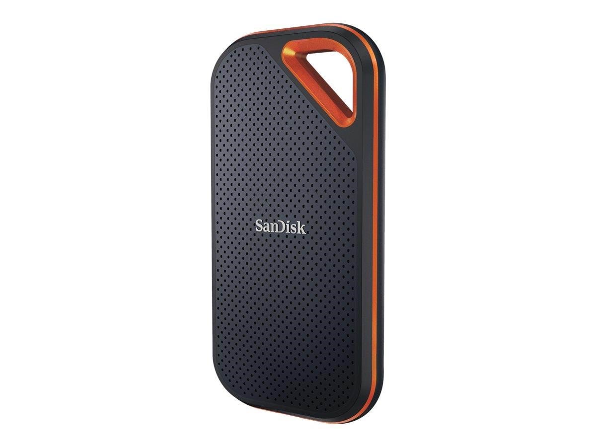 SANDISK Extreme PRO Portable V2 SSD - 4TB - Sort - Ekstern SSD - USB 3.2 Gen 2x2 Ssd Harddisk SDSSDE81-4T00-G25
