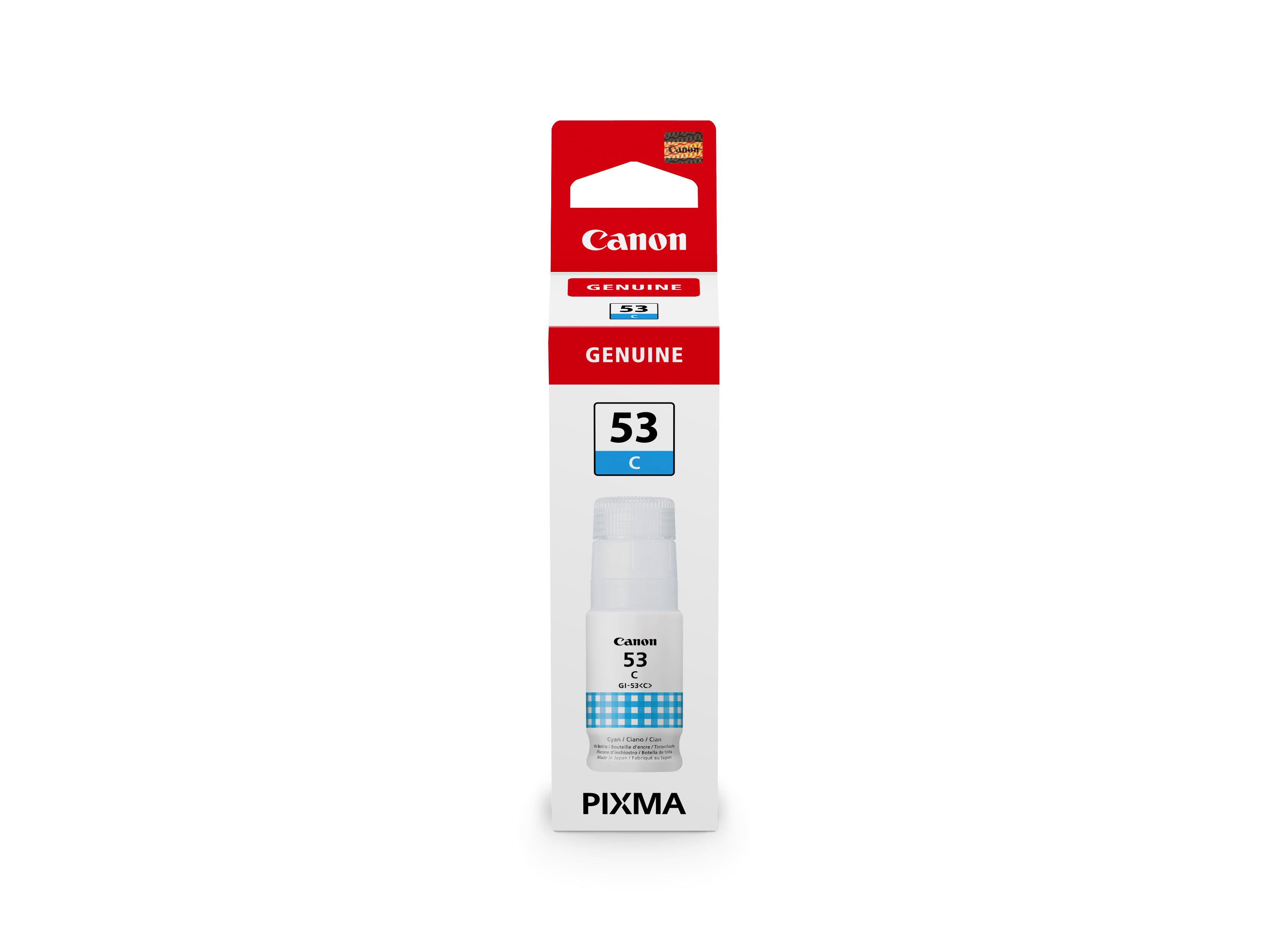Canon GI-53 / 4673C001 Cyan Refil Printerpatron Og Toner
