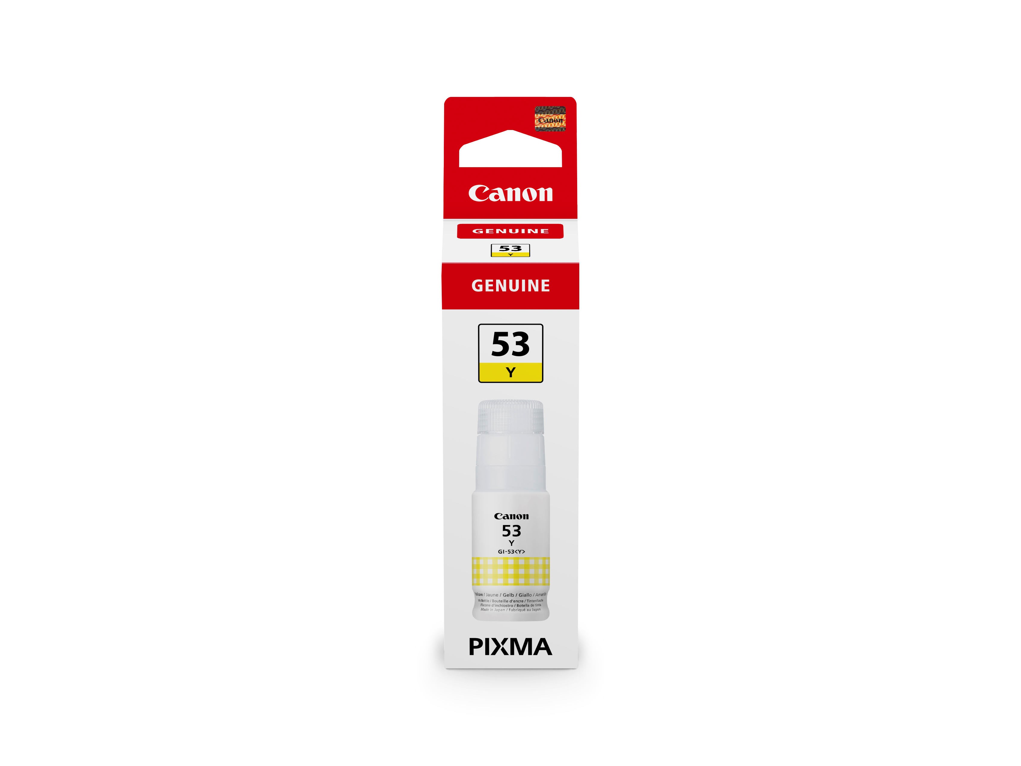 Canon GI-53 / 4690C001 Yellow Refil Printerpatron Og Toner Gul