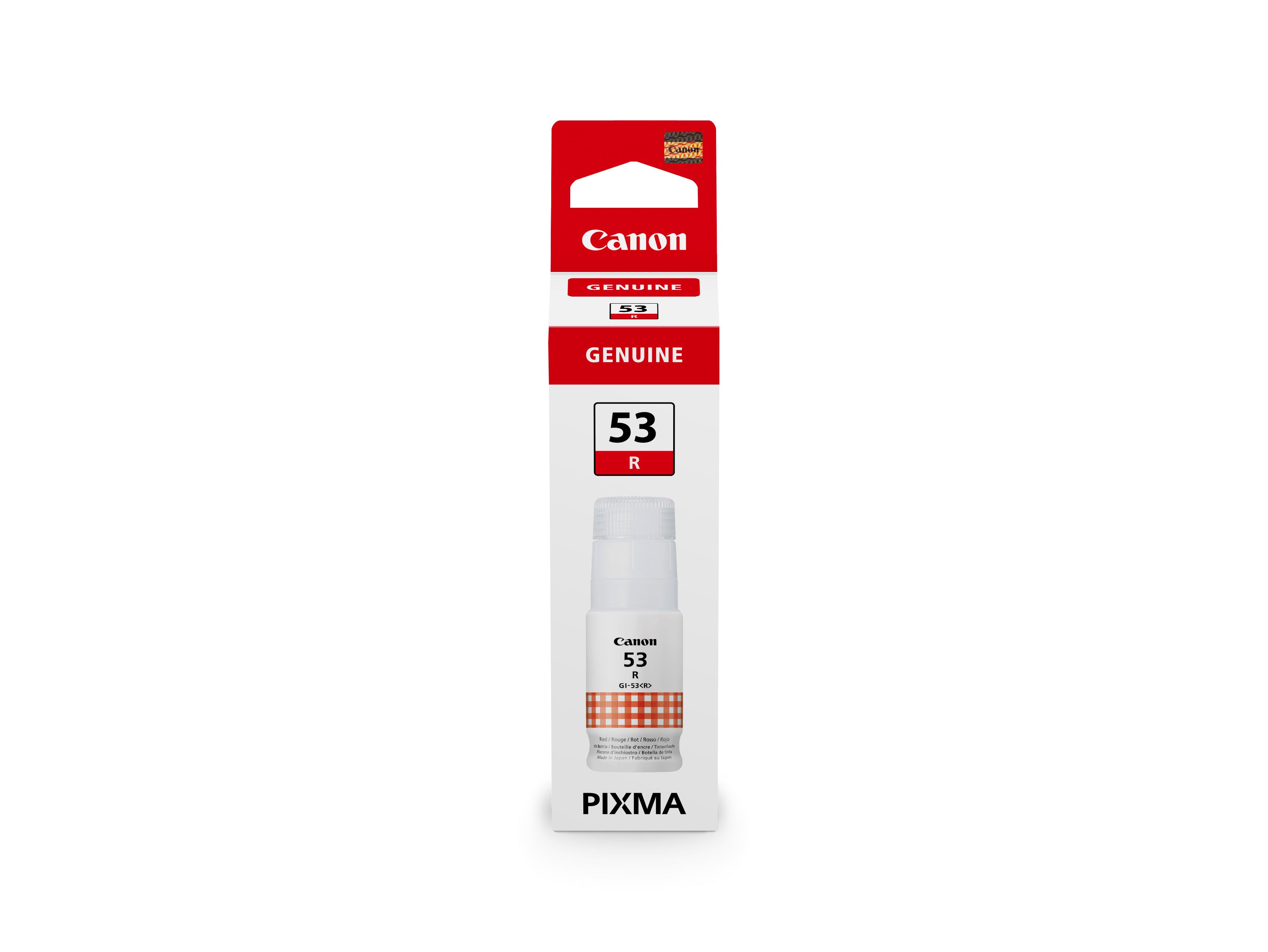 Canon GI-53 / 4717C001 Red Refil Printerpatron Og Toner Rød