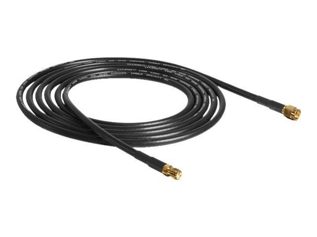 DeLOCK CFD200 Low Loss - antenna extension cable - 2 m Skærmkabel Sort 88443