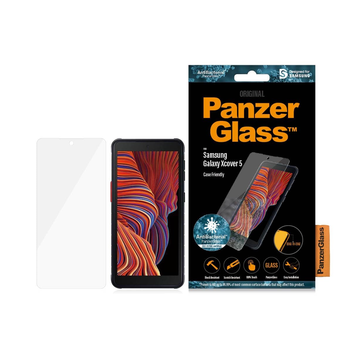 PanzerGlass Screen Protector Samsung Galaxy Xcover 5 Beskyttelsesglas PANZER7267