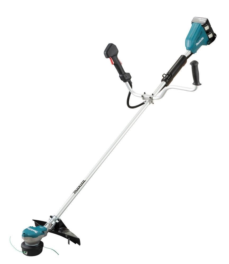 Makita 2x18v buskrydder dur368apt2 med 2x5,0ah og dobbelt lynlader Haveredskab